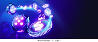 ডাবল ফরচুন থিমের নীল গেম দৃশ্য